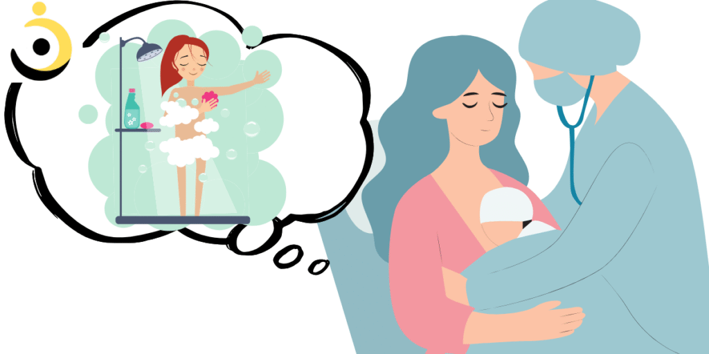 Sau sinh khi nào được tắm?