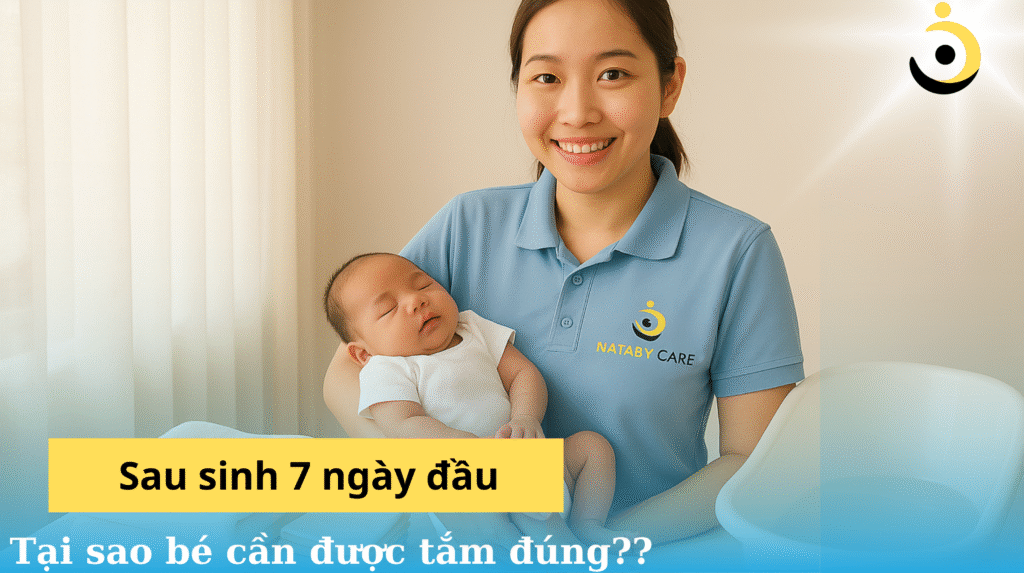tắm bé sơ sinh chuẩn y khoa