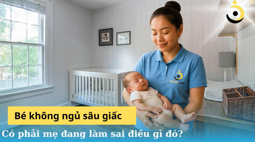 BÉ KHÔNG NGỦ SÂU GIẤC -TẠI SAO
