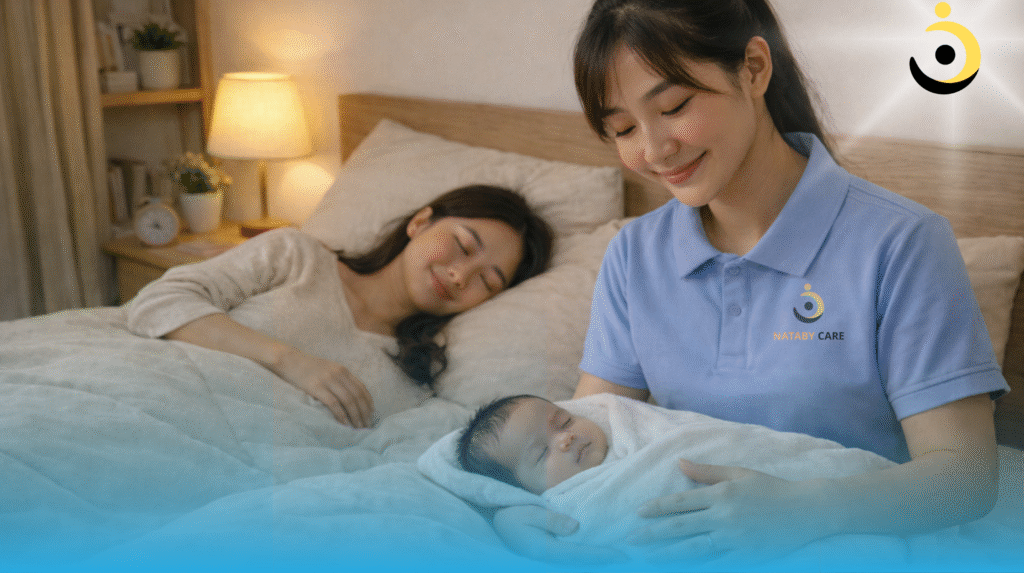 Mẹ được nghỉ ngơi khi có người chăm sóc bé Mẹ được nghỉ ngơi khi có người chăm sóc bé