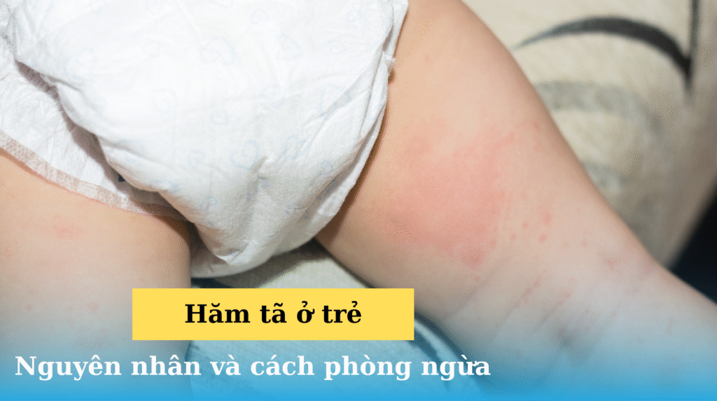 Hăm tã ở trẻ: nguyên nhân và cách khắc phục