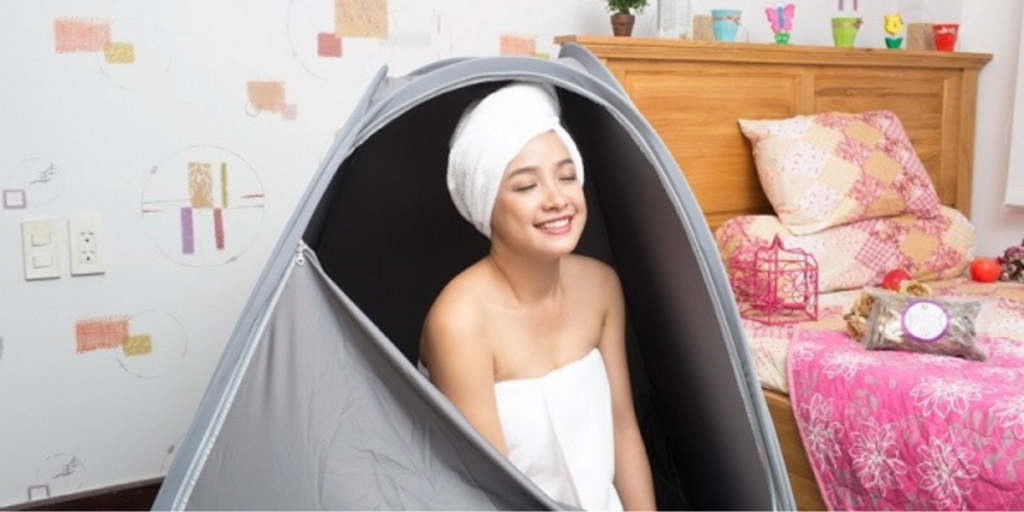 xông hơi cho mẹ sau sinh