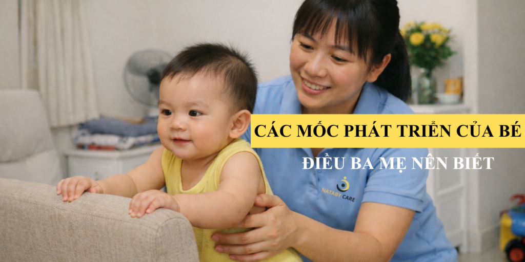 các mốc phát triển của bé