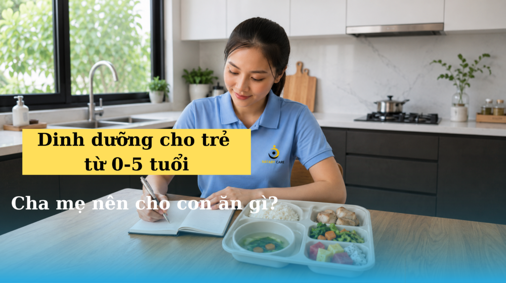dinh dưỡng cho trẻ từ 0-5 tuổi