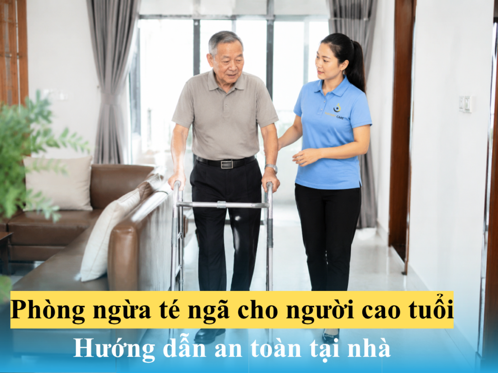Chăm ông bà phòng té ngã